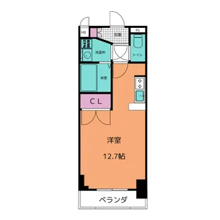 プレディアスタイル白川公園【2階】の間取り