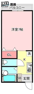 ACRASうべ【2階】の間取り