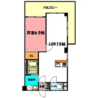 パレスタジオ【2階】の間取り