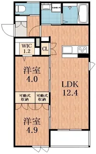 レーヴリゼ新今里【2階】の間取り