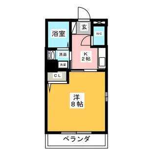 ノベア白浜【1階】の間取り