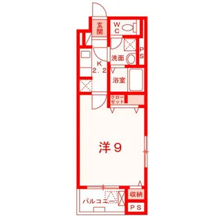 華香慧【3階】の間取り