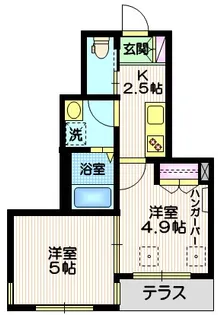 コート柿の木【1階】の間取り