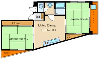 ラ・メール明石【3階】の間取り