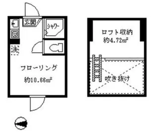 フェリスミーティア【2階】の間取り