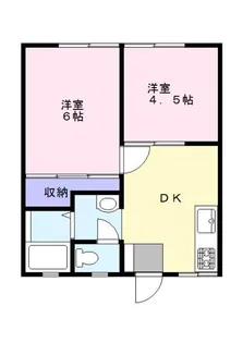 グリーンハイツ【1階】の間取り