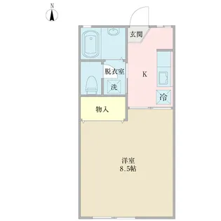 ベルグラン小林【1階】の間取り