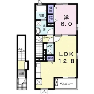 アズールつちうら【2階】の間取り