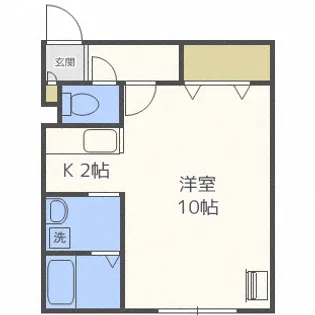 カーサ・ミラグロ【2階】の間取り
