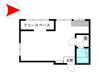 白楽六角橋 小松第2ビル【3階】の間取り