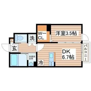 MeriaI【1階】の間取り