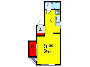 パークハイツエルパテイオ【4階】の間取り