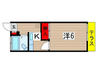 エンゼルハイツ【1階】の間取り
