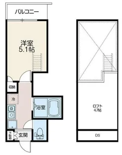 バーミープレイス立石【1階】の間取り