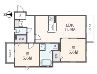 ステラプラスII【1階】の間取り