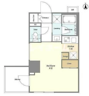 La Douceur蒲田【9階】の間取り