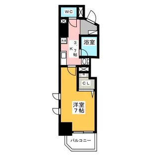 ベレーサ名駅ウエスト【2階】の間取り