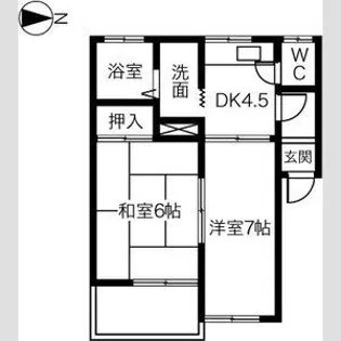 メゾン正木【2階】の間取り