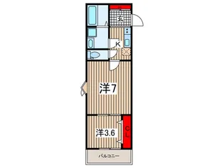 上小町ルピア【2階】の間取り