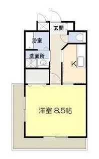 ロイヤルメゾン中村【4階】の間取り