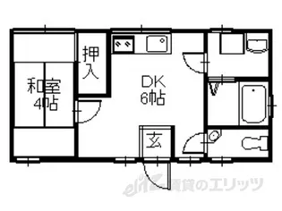ハイツ山本【2階】の間取り