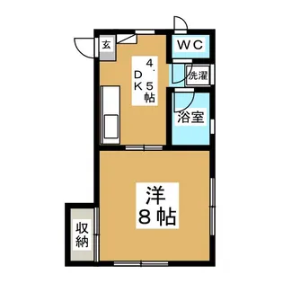 グリーンリーフSK【1階】の間取り