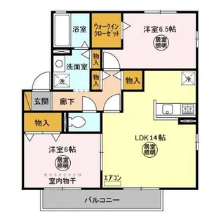 サイプレス ABC【2階】の間取り