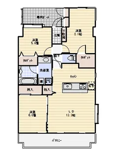 マークポイント銚子【2階】の間取り