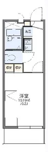 レオパレスBRIGHT【2階】の間取り