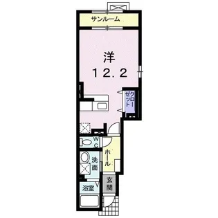 バリード【1階】の間取り
