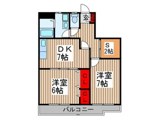 プランド-ル松戸【3階】の間取り
