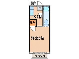 ヒルズ二日市【1階】の間取り