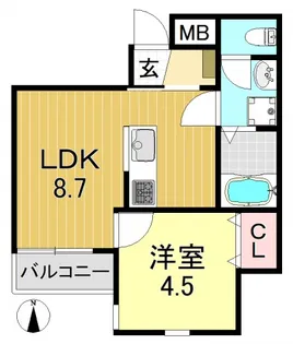 コンフォートKAMI【3階】の間取り