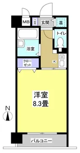 ブライティ助信【3階】の間取り