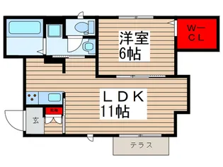 アルカサル デ 多賀見【1階】の間取り