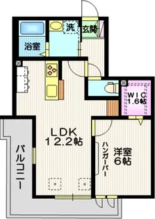 クレールメゾン【2階】の間取り