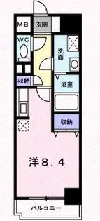ワイズフラット【3階】の間取り