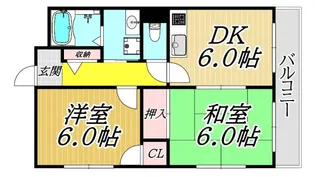 ヴェルテスIKEMOTO【4階】の間取り