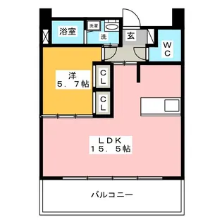 グラン・アベニュー西大須【12階】の間取り