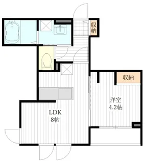 ベルリードカンターレ 宮城の萩【3階】の間取り