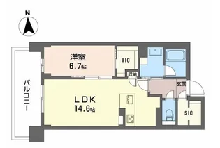 グランセレニオ江坂【2階】の間取り