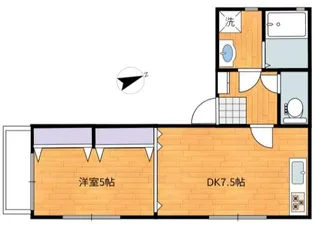 テラス世田谷【2階】の間取り