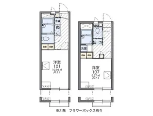 レオパレスNEXT【1階】の間取り