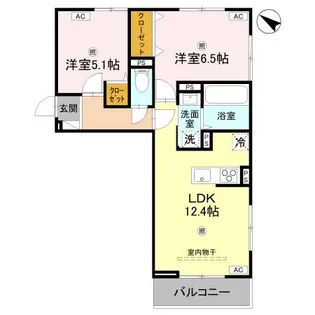 D-Regalo下馬S【3階】の間取り