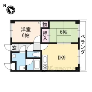 クレール弐番館【3階】の間取り