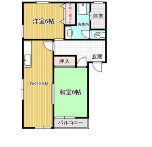 ヴィレッジ・みつ葉 A棟【2階】の間取り