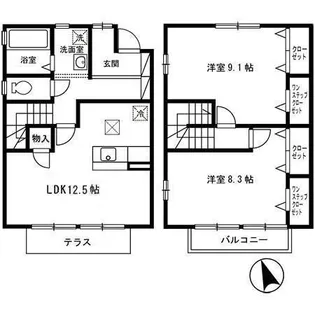 ワイズ エスポワール Aの間取り