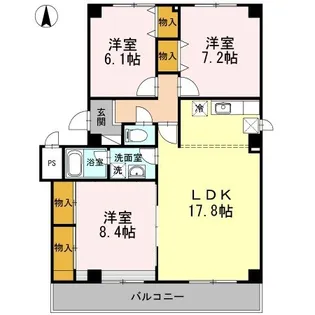 畠山マンション【3階】の間取り
