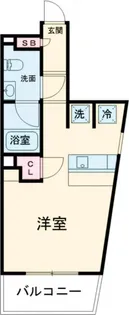 ユリカロゼAZ亀有【4階】の間取り