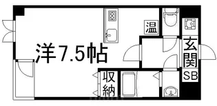 CASA FLUENTE【3階】の間取り